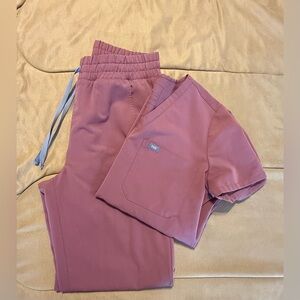 Figs Mauve Scrub Set